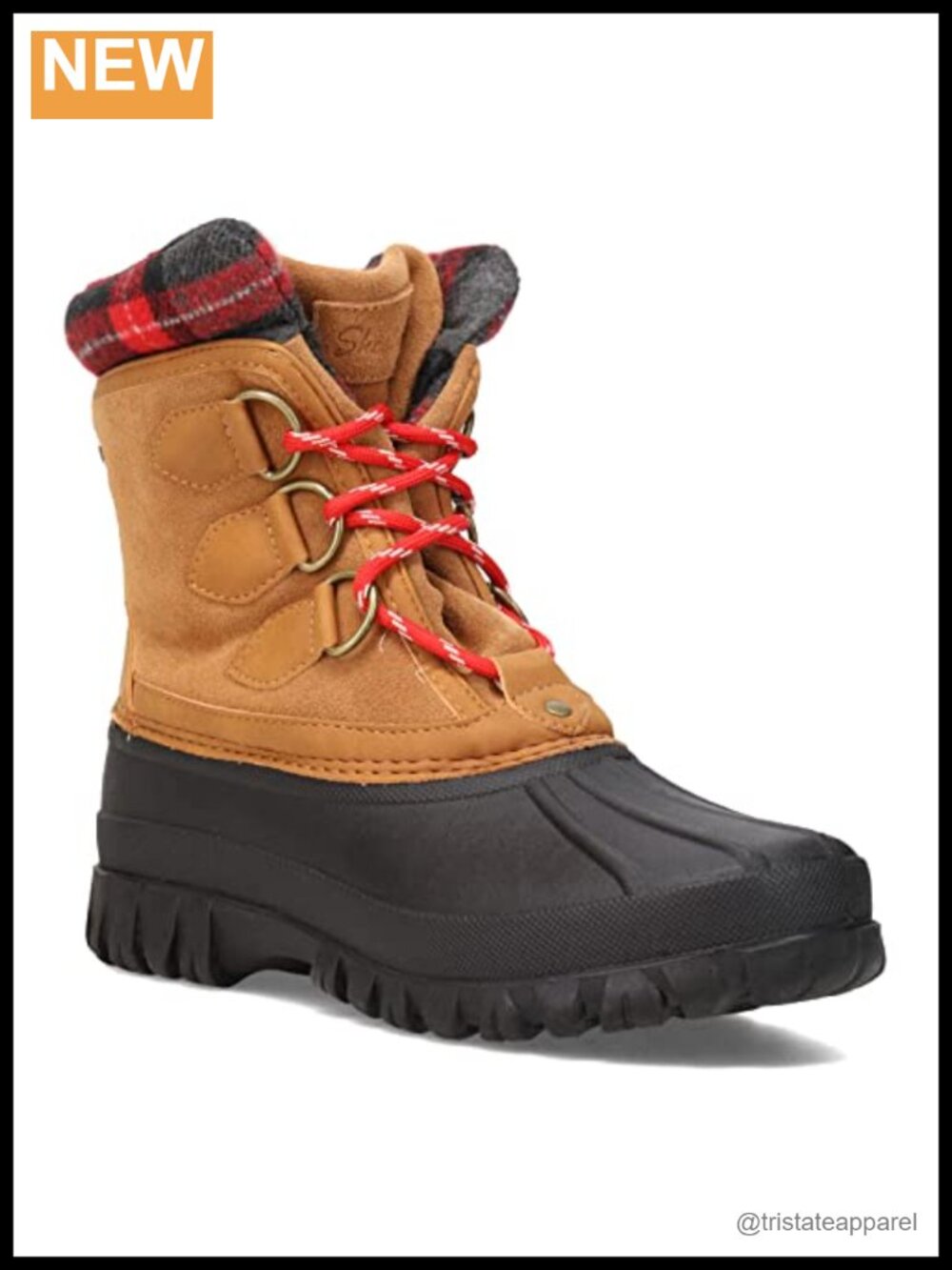 Women's Waterproof Cold Weather Insulated Snow Boot Mid-Calf Lace Up Thinsulate